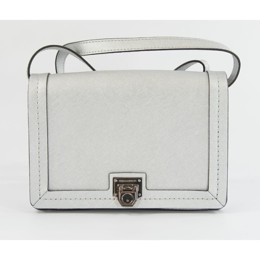 Rebecca Minkoff Silver Saffiano Madison Crossbody - Picture 6 of 13